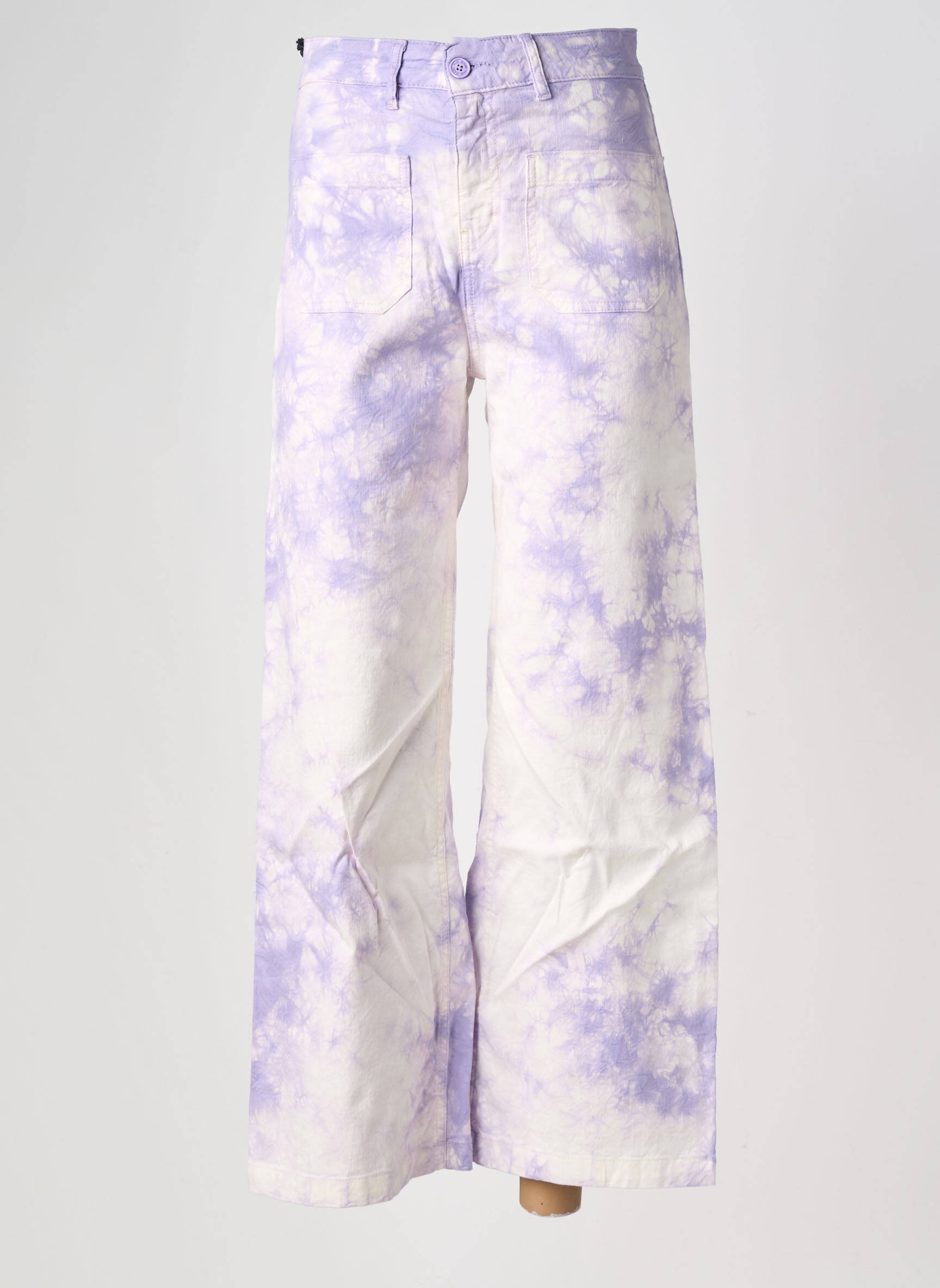 Pantalon evazat mărime normală mărime normală violet FIVE femeie
