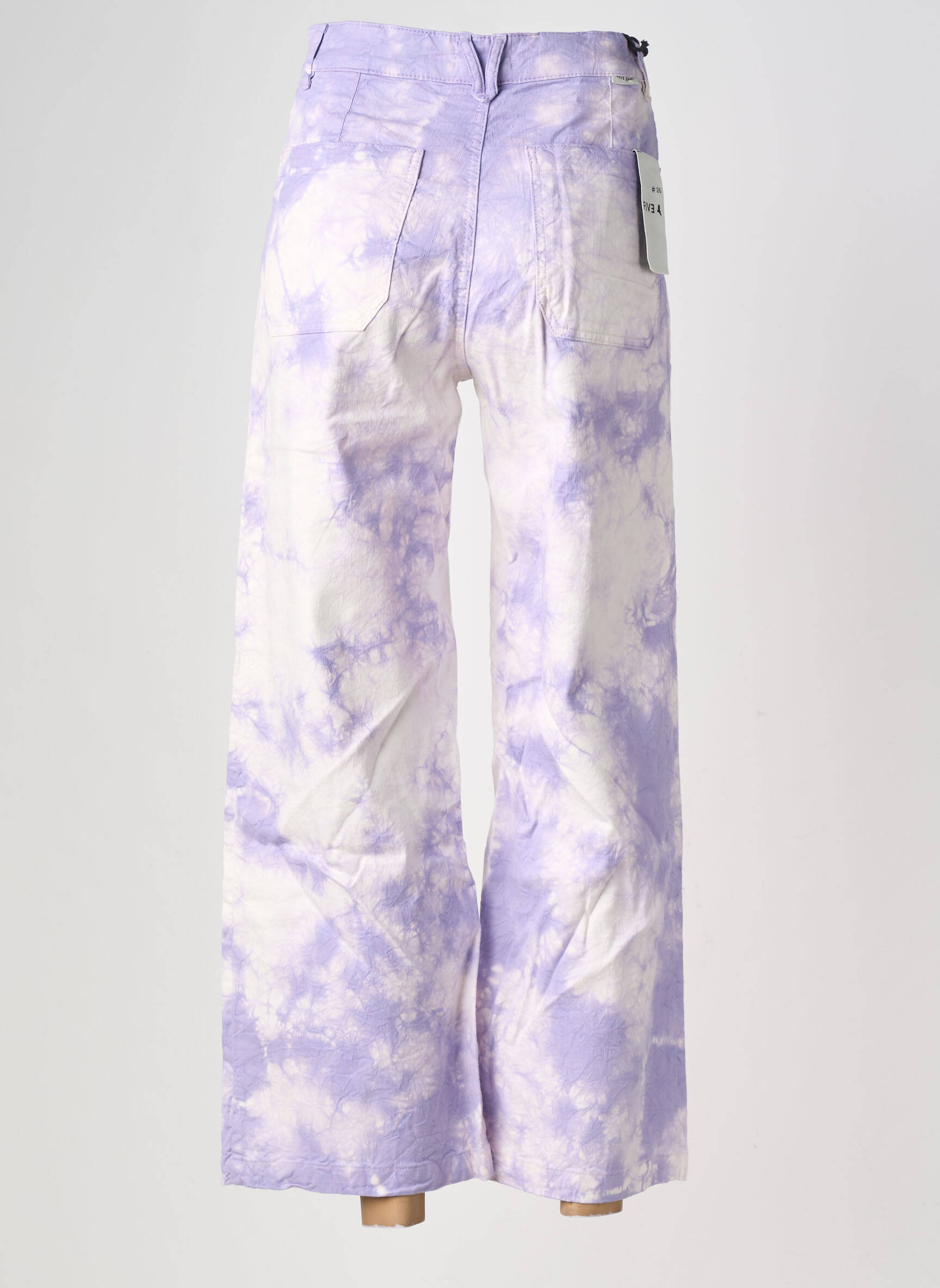 Pantalon evazat mărime normală mărime normală violet FIVE femeie