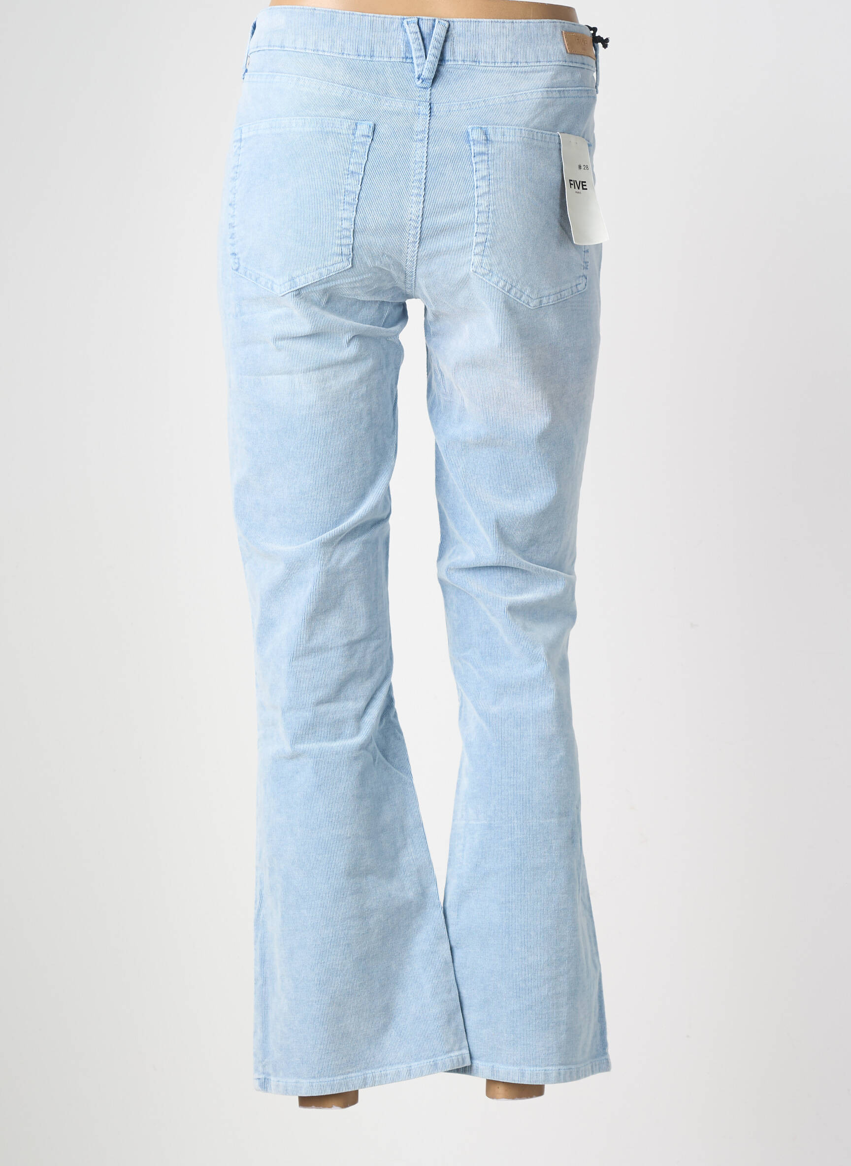 Blugi bootcut mărime normală mărime normală albastru FIVE femeie