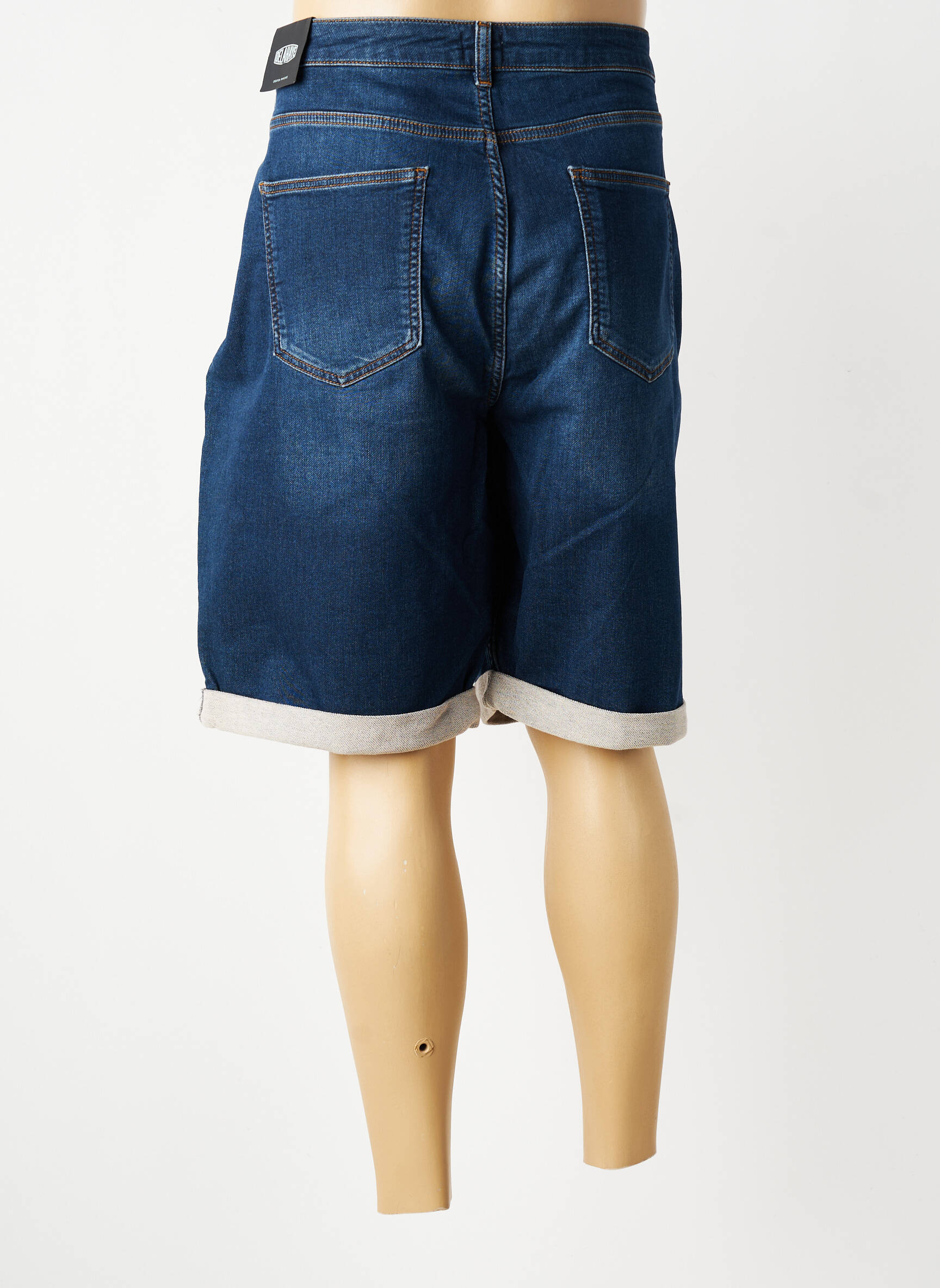 Bermudă țesătură denim mărime normală albastru DELAHAYE bărbat