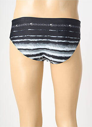 Slip de baie elasticitate negru KALAÏS bărbat