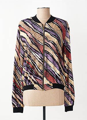 Jachete casual guler rotund negru GEVANA femeie