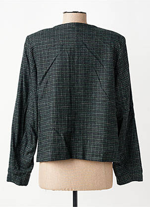 Jachete casual guler rotund verde GEVANA femeie