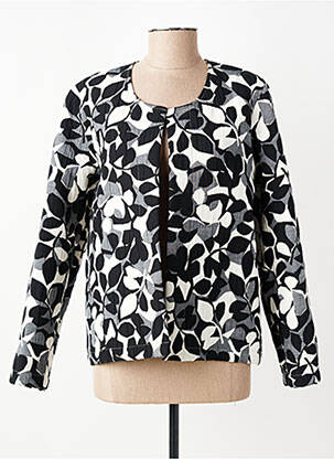 Jachete casual guler rotund negru GEVANA femeie