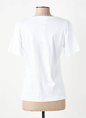 Tricou serigrafie mâneci scurte alb GEVANA femeie