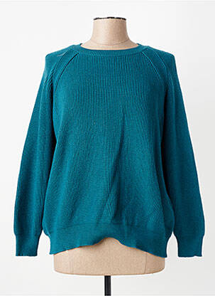 Pulover elasticitate mâneci lungi verde GEVANA femeie