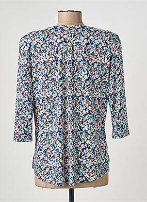 Tricou mâneci 3/4 mâneci 3/4 albastru GEVANA femeie