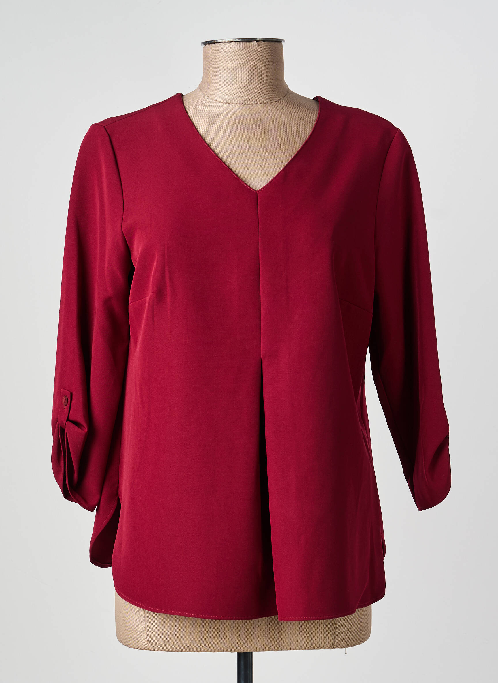 Top elasticitate mâneci 3/4 violet GEVANA femeie