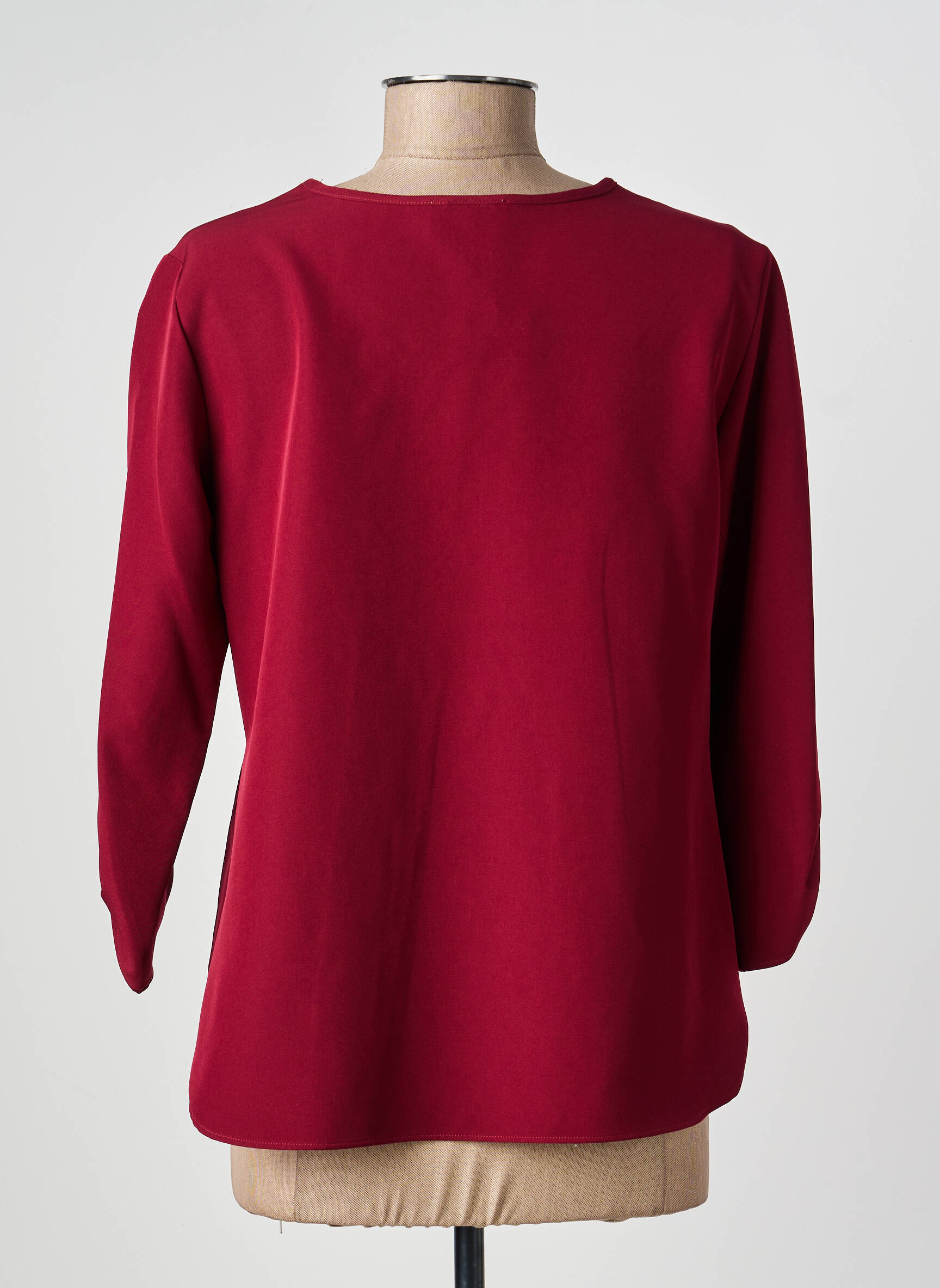 Top elasticitate mâneci 3/4 violet GEVANA femeie