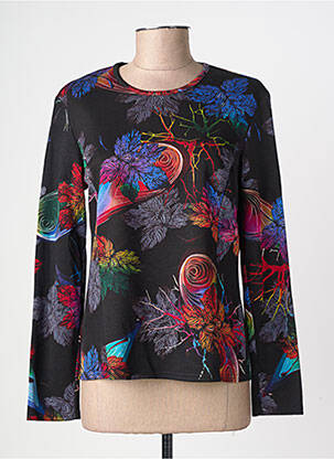 Tricou mâneci lungi mâneci lungi negru GEVANA femeie