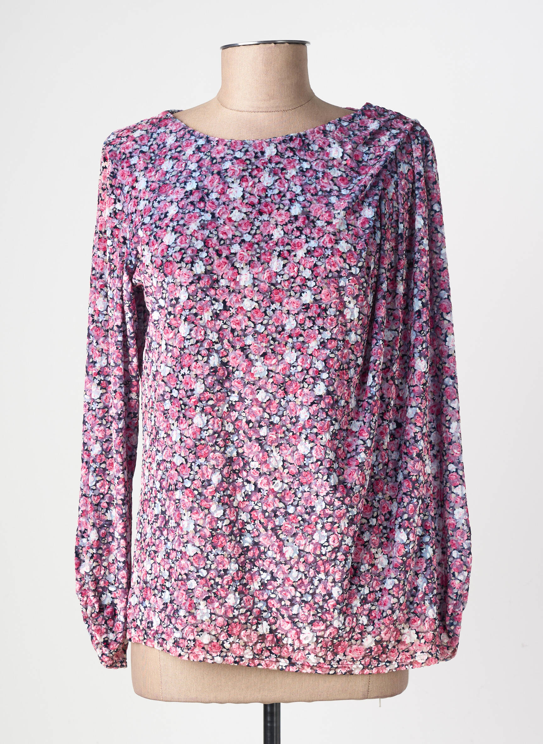 Tricou mâneci lungi mâneci lungi roz GEVANA femeie
