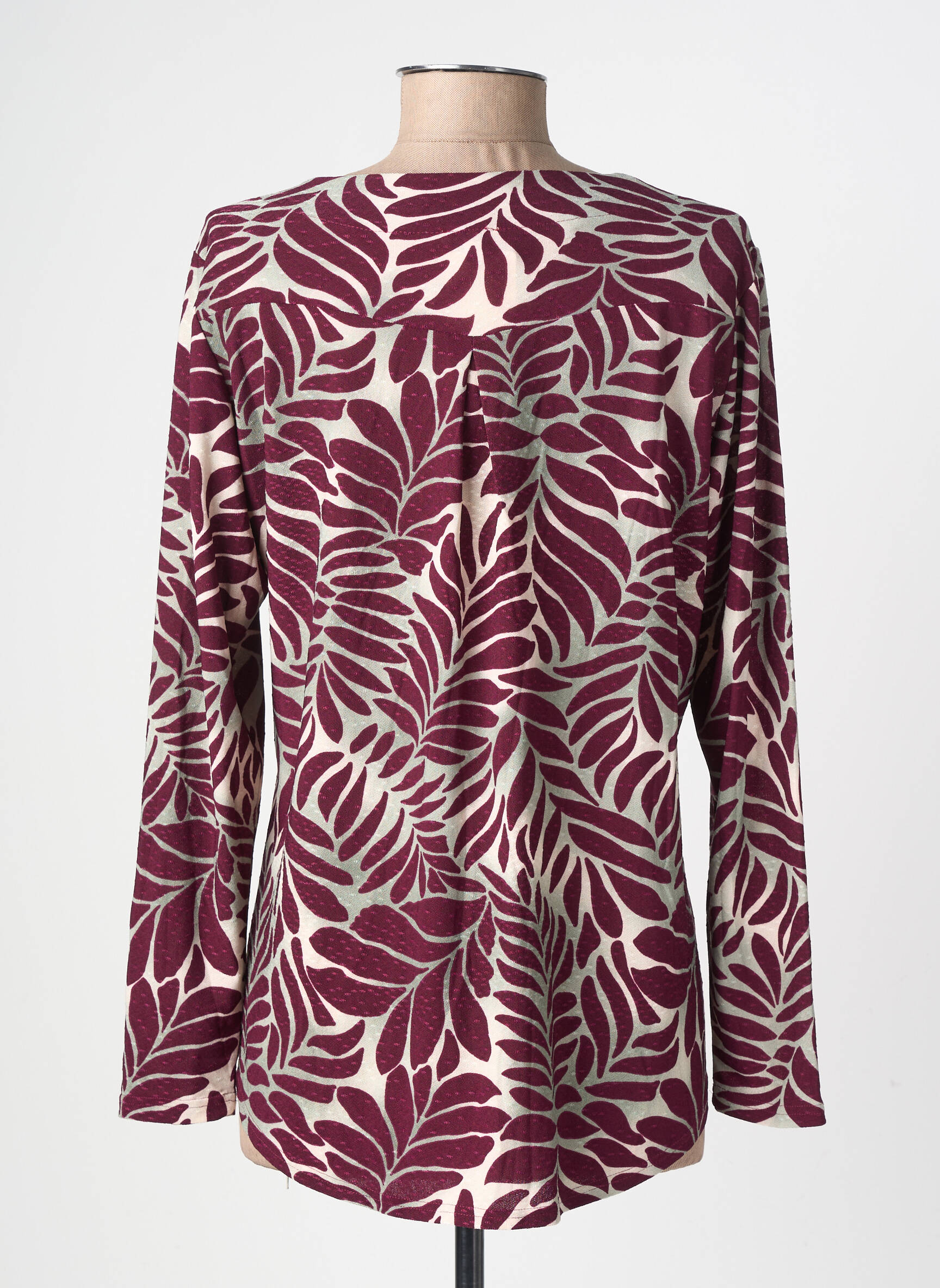 Top mâneci lungi mâneci lungi violet GEVANA femeie