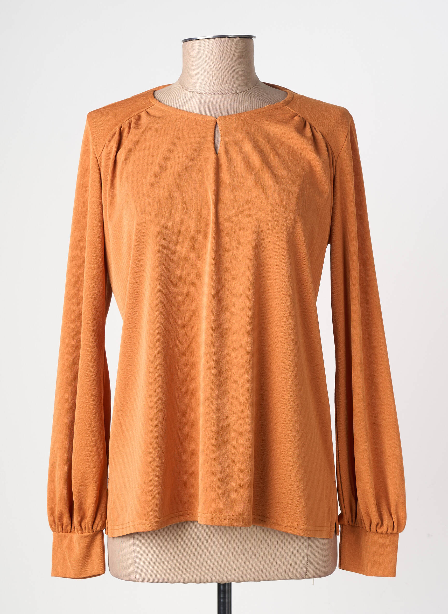 Tricou mâneci lungi mâneci lungi galben GEVANA femeie
