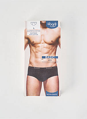 Boxer elasticitate negru SLOGGI bărbat