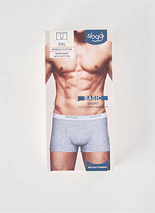 Boxer elasticitate gri SLOGGI bărbat