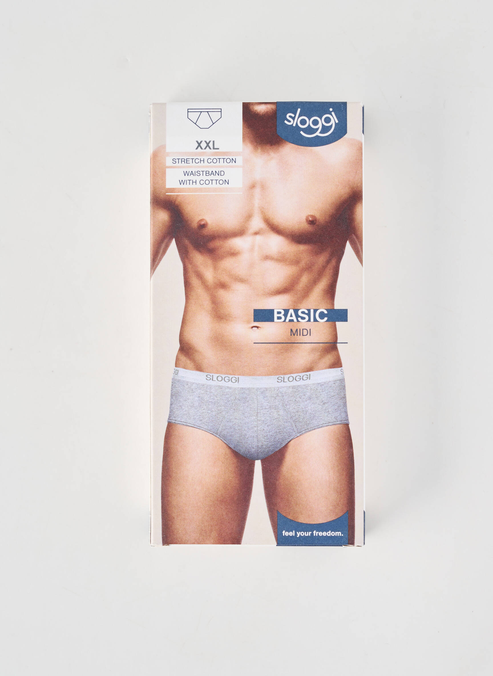 Boxer elasticitate gri SLOGGI bărbat