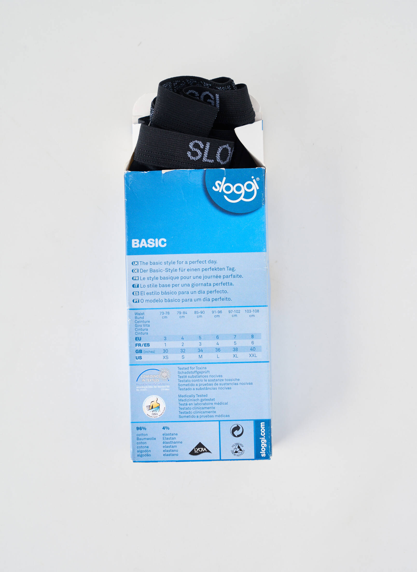 Boxer elasticitate negru SLOGGI bărbat