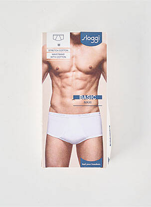 Boxer elasticitate alb SLOGGI bărbat