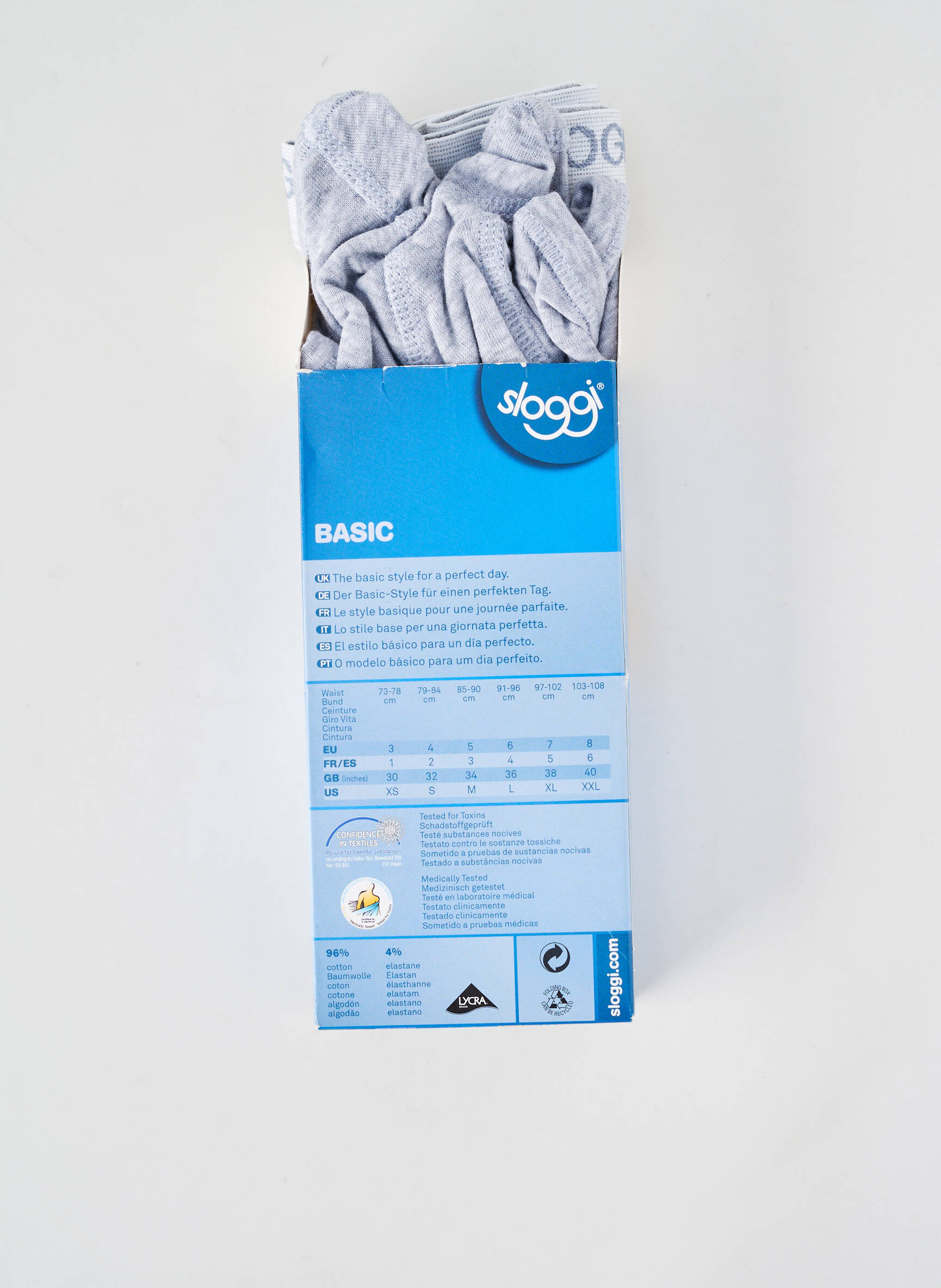 Boxer elasticitate gri SLOGGI bărbat