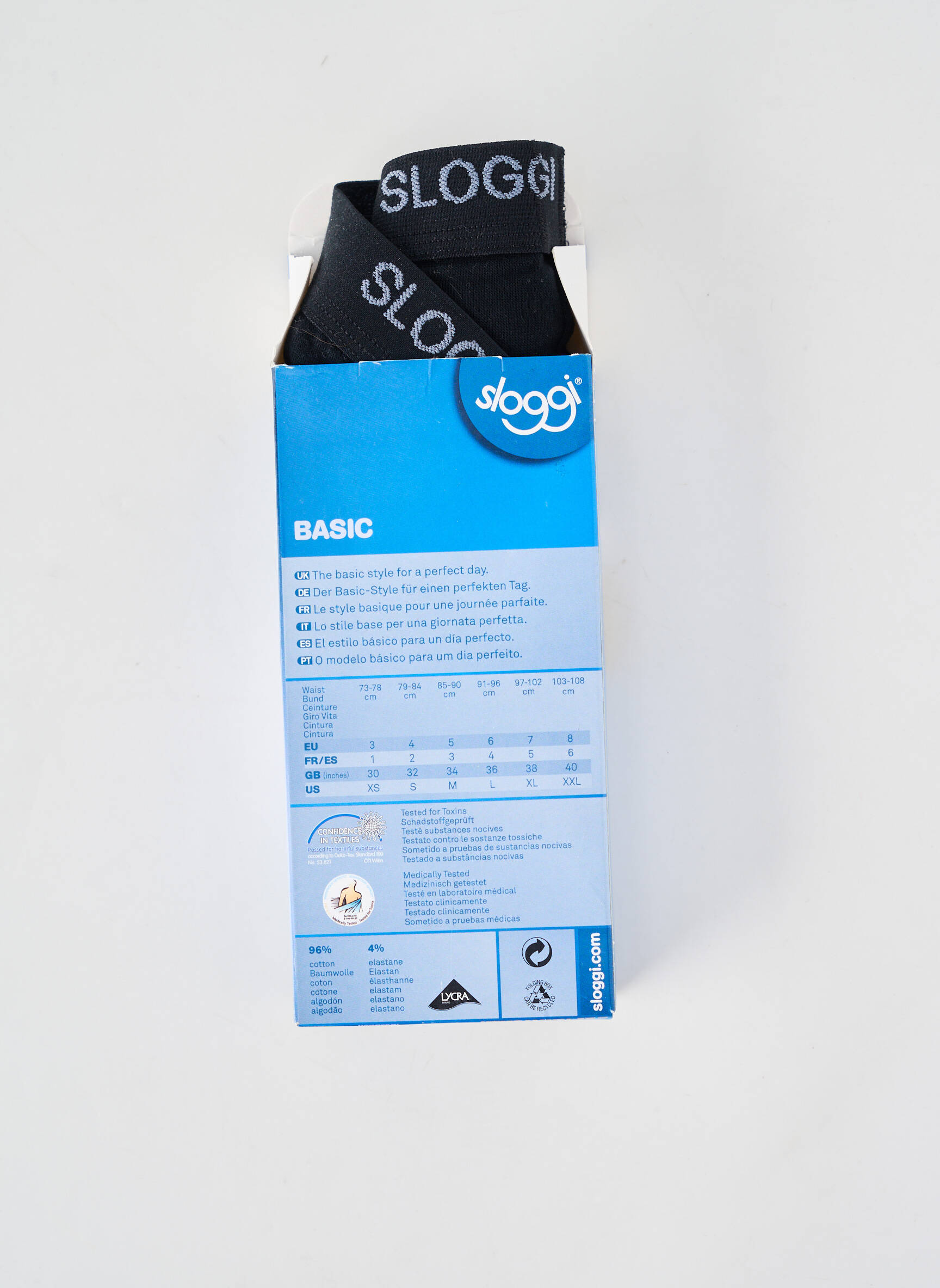 Boxer elasticitate negru SLOGGI bărbat