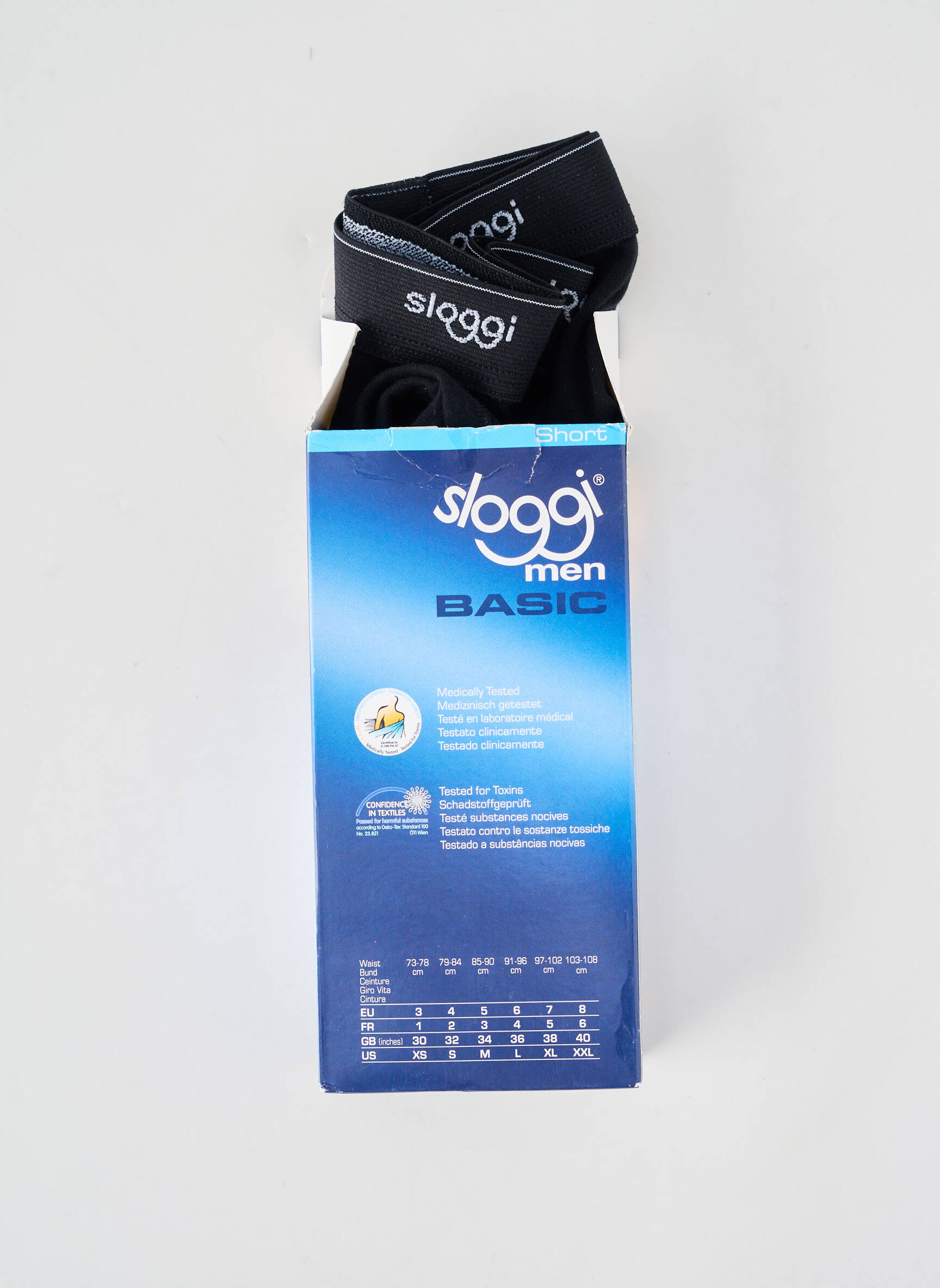Boxer elasticitate negru SLOGGI bărbat