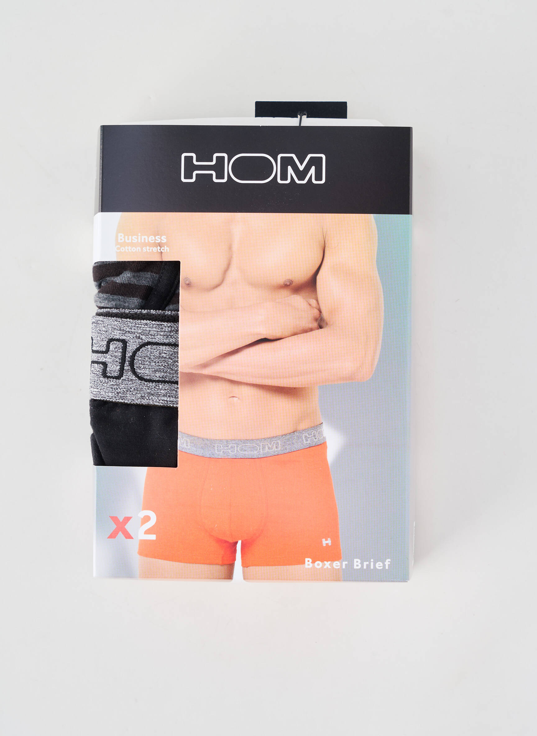 Boxer elasticitate negru HOM bărbat