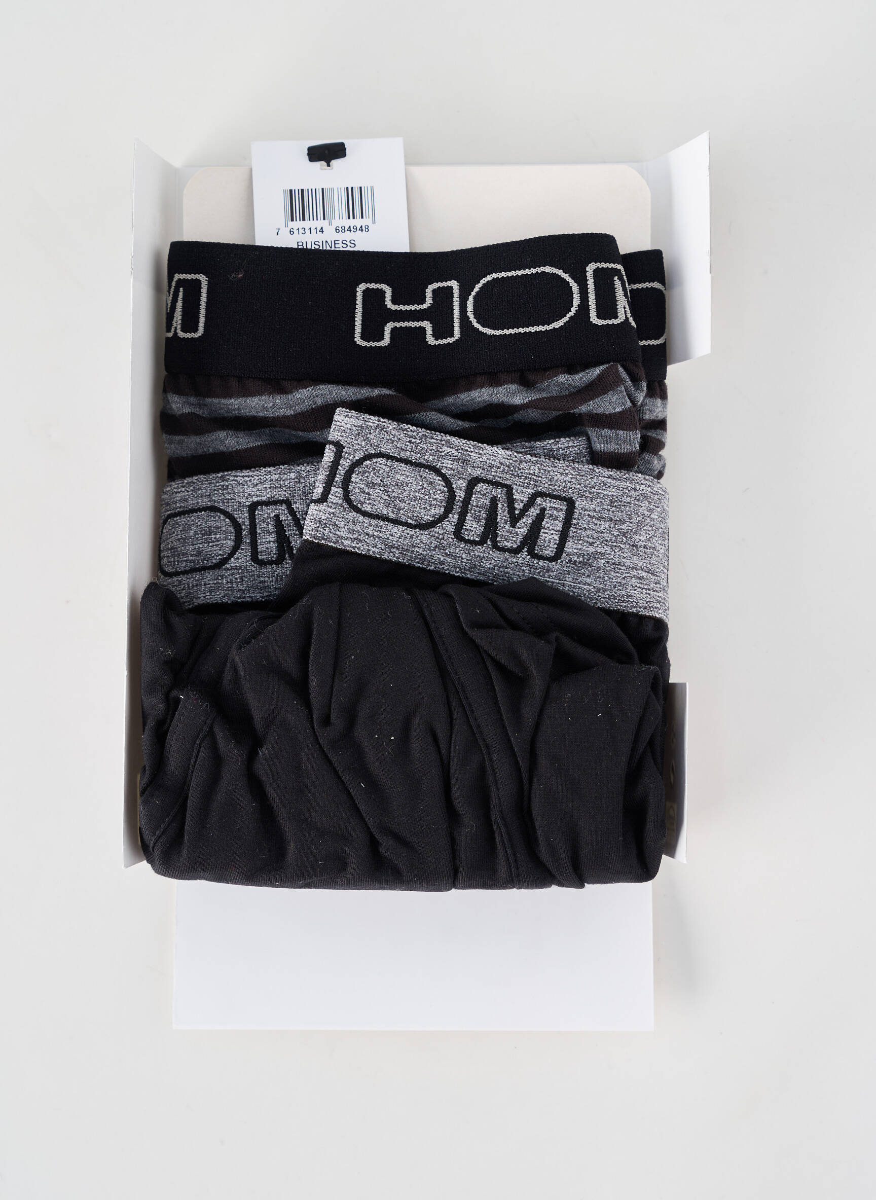 Boxer elasticitate negru HOM bărbat
