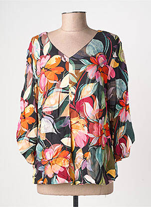Tricou mâneci 3/4 mâneci 3/4 negru GEVANA femeie