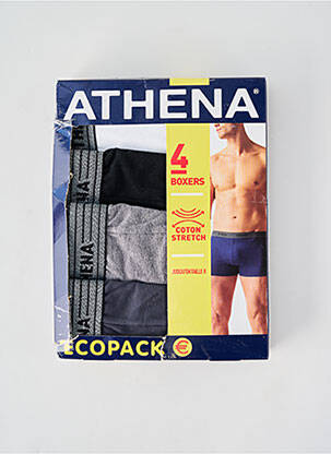 Boxer elasticitate gri ATHENA bărbat