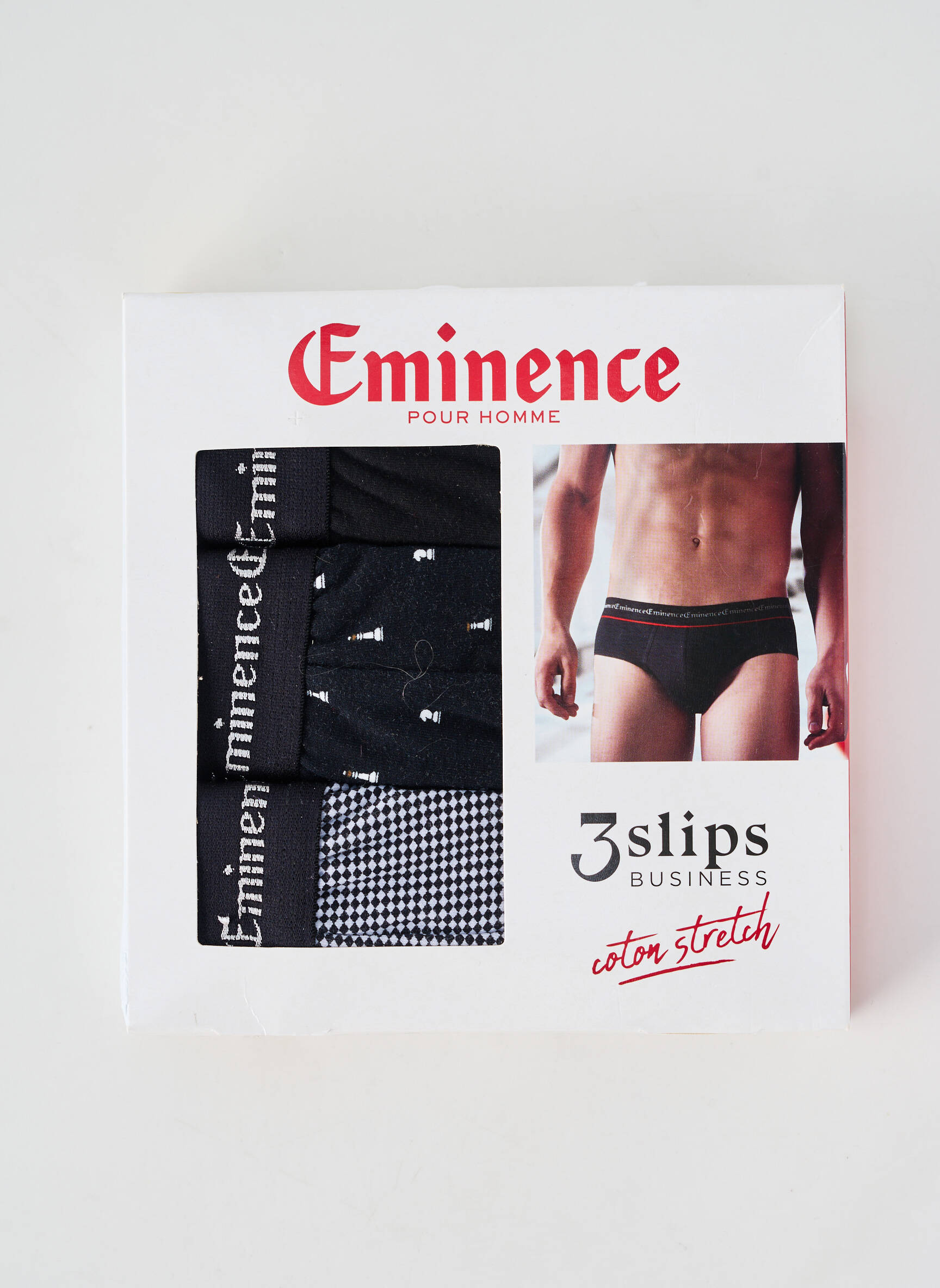 Chilot imprimeu fantezie negru EMINENCE bărbat