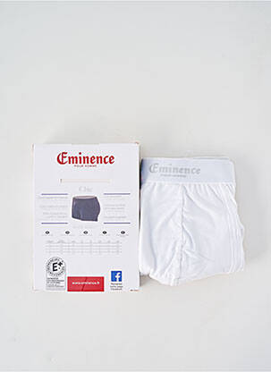 Boxer elasticitate alb EMINENCE bărbat