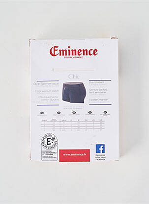 Boxer elasticitate alb EMINENCE bărbat