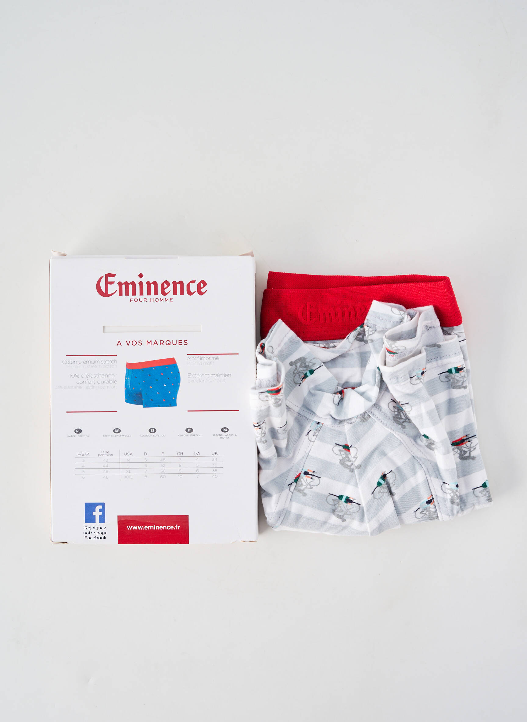 Boxer elasticitate gri EMINENCE bărbat