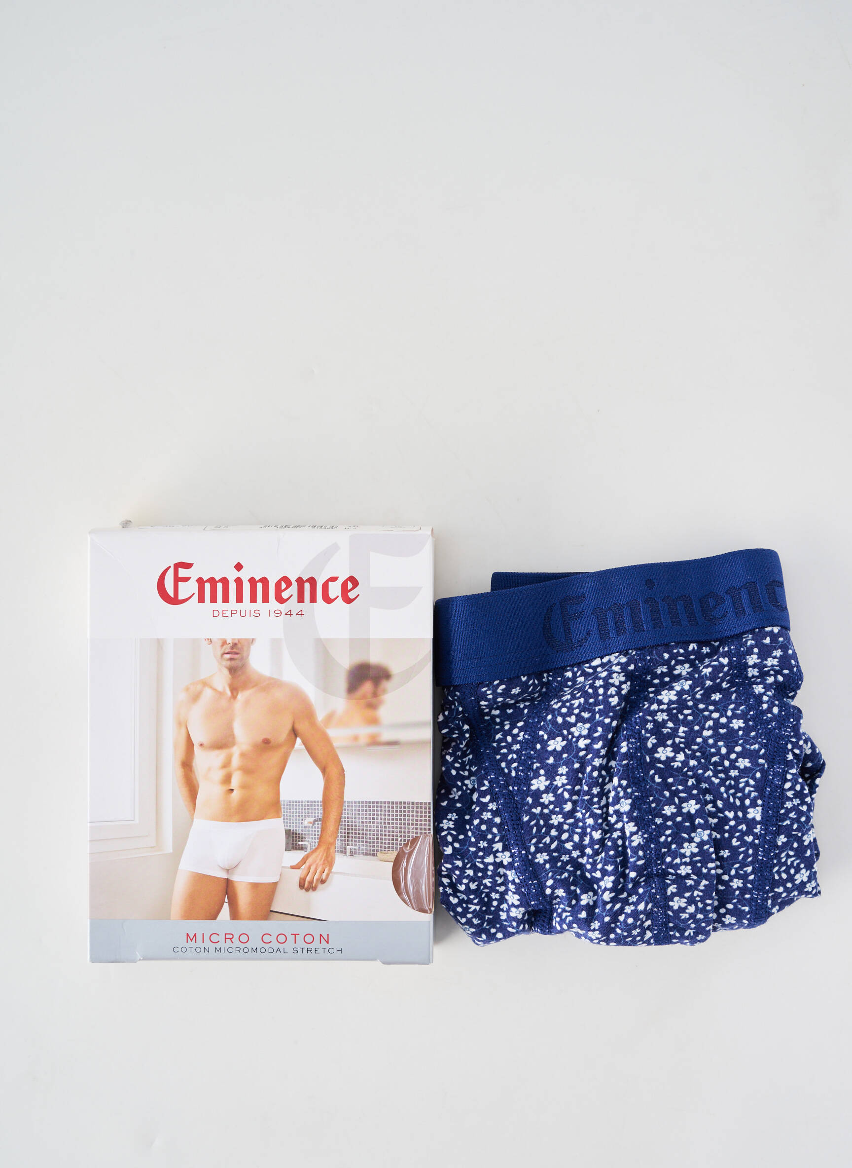 Boxer imprimeu fantezie albastru EMINENCE bărbat