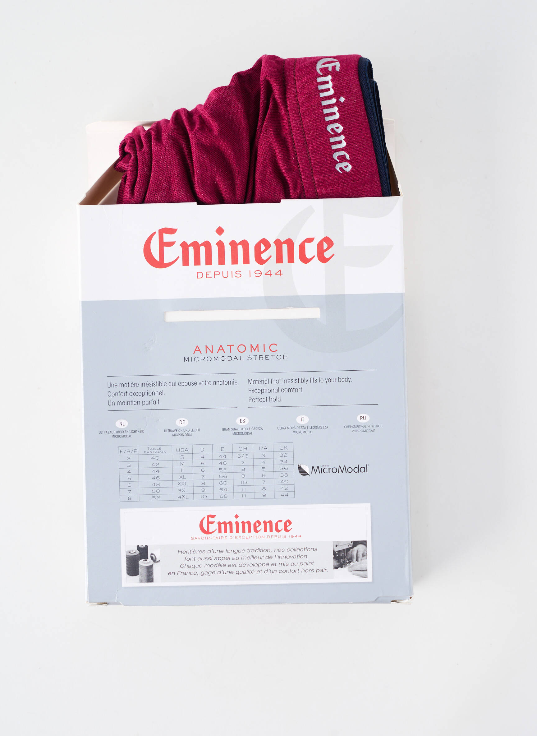 Boxer elasticitate violet EMINENCE bărbat
