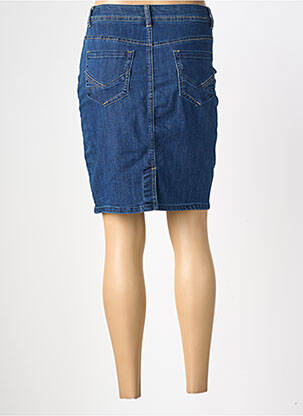 Fustă scurtă buzunare albastru GEVANA femeie