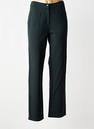 Pantalon drept elasticitate mărime normală verde GEVANA femeie