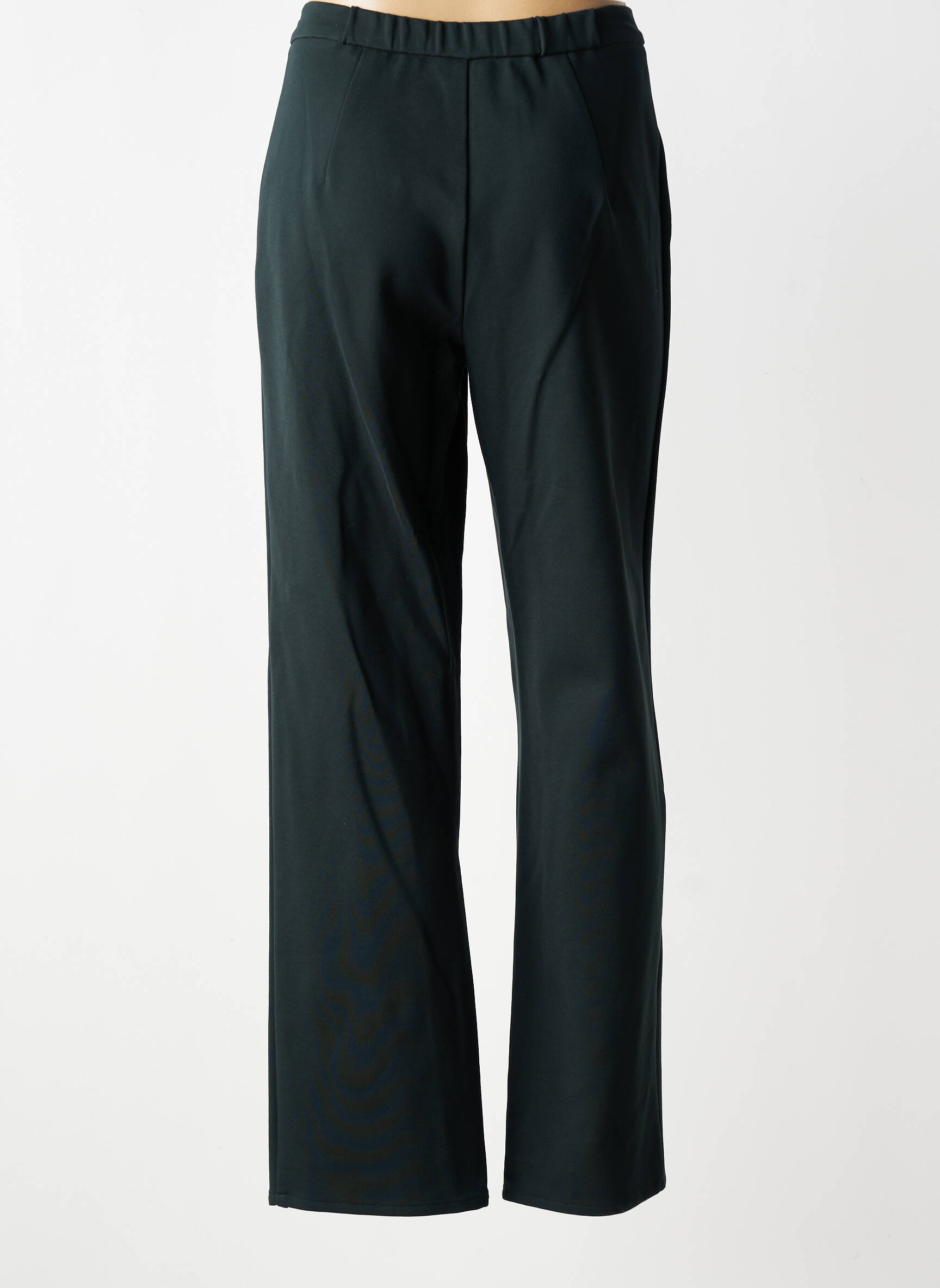 Pantalon drept elasticitate mărime normală verde GEVANA femeie