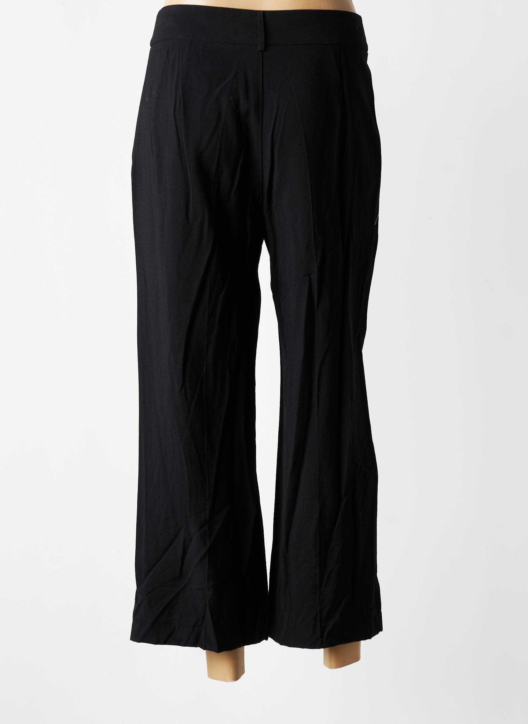 Pantalon drept mărime normală mărime normală negru DIVILUNE femeie