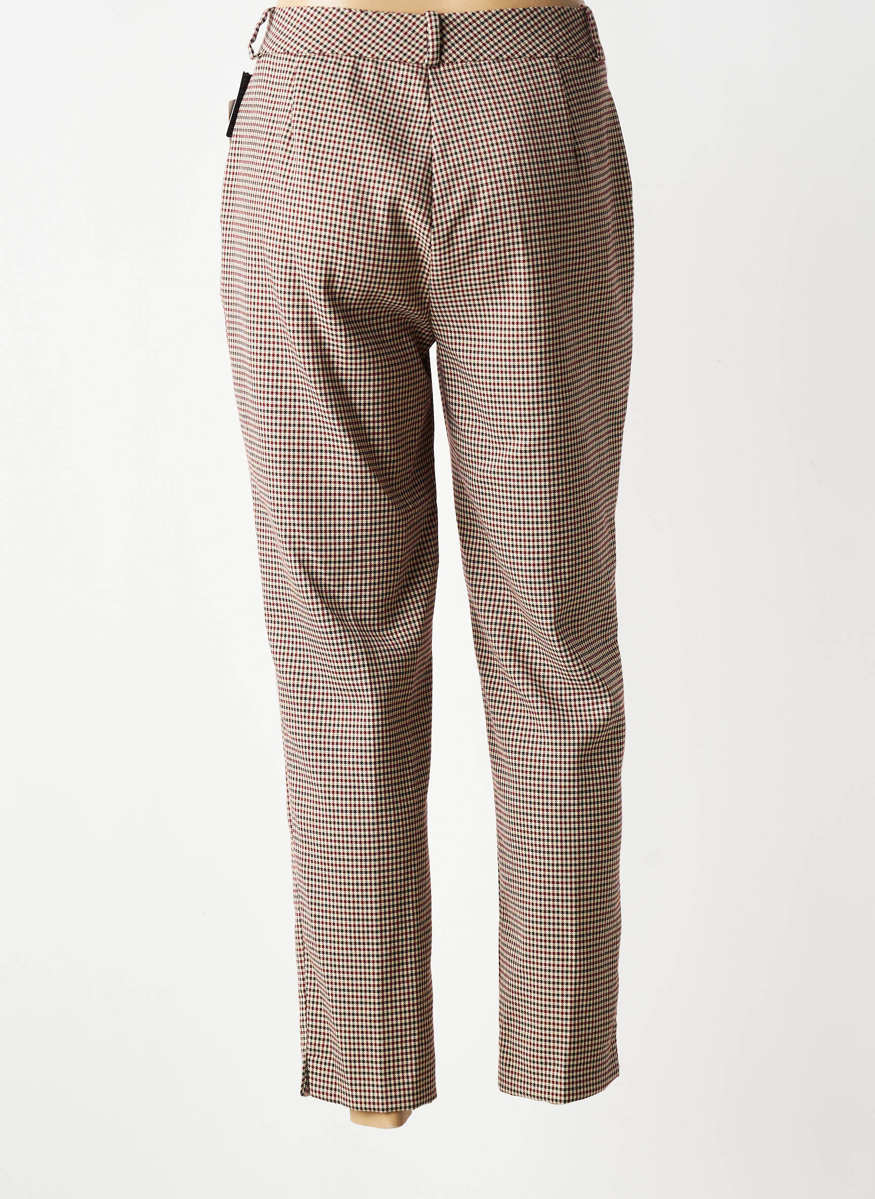 Pantalon slim mărime normală mărime normală roșu MERLETTI femeie