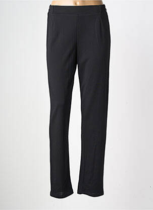 Pantalon slim talie elastică mărime normală negru GEVANA femeie