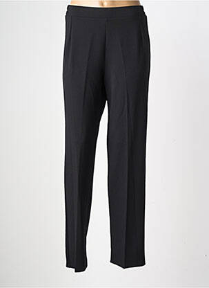 Pantalon slim talie elastică mărime normală negru GEVANA femeie