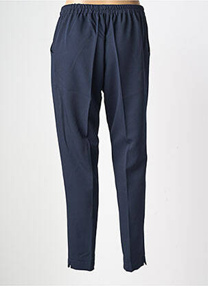 Pantalon slim talie elastică mărime normală albastru GEVANA femeie
