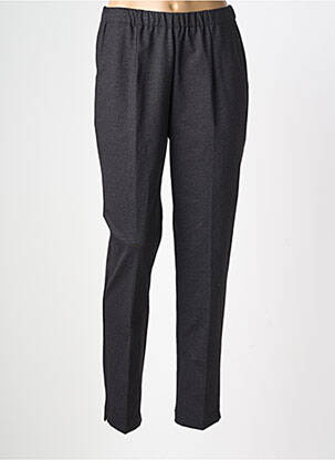 Pantalon slim talie elastică mărime normală gri GEVANA femeie