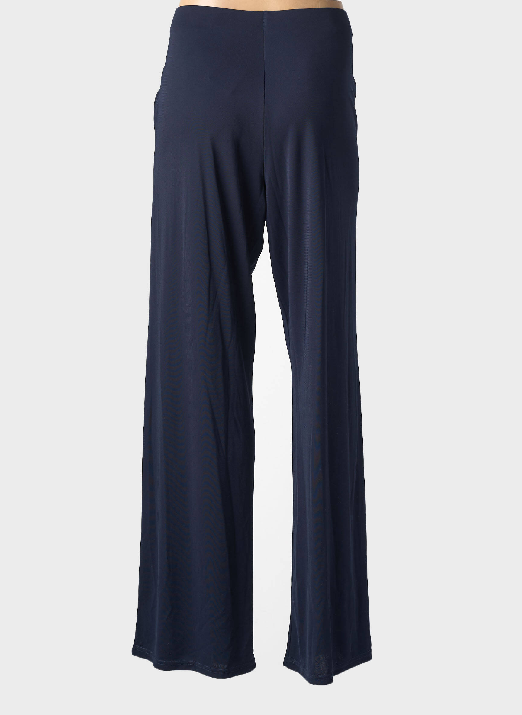 Pantalon drept elasticitate mărime normală albastru GEVANA femeie