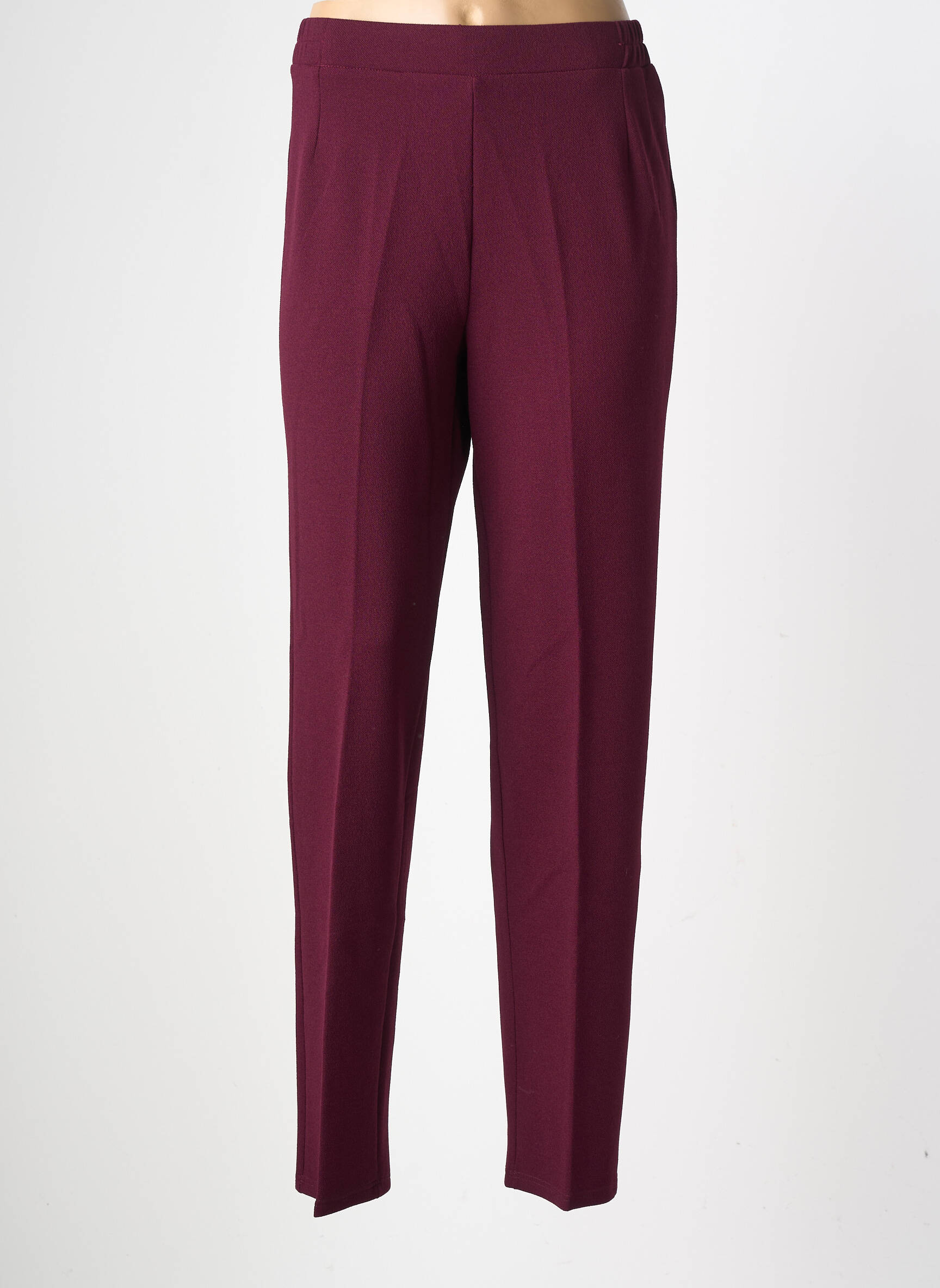 Pantalon slim talie elastică mărime normală violet GEVANA femeie