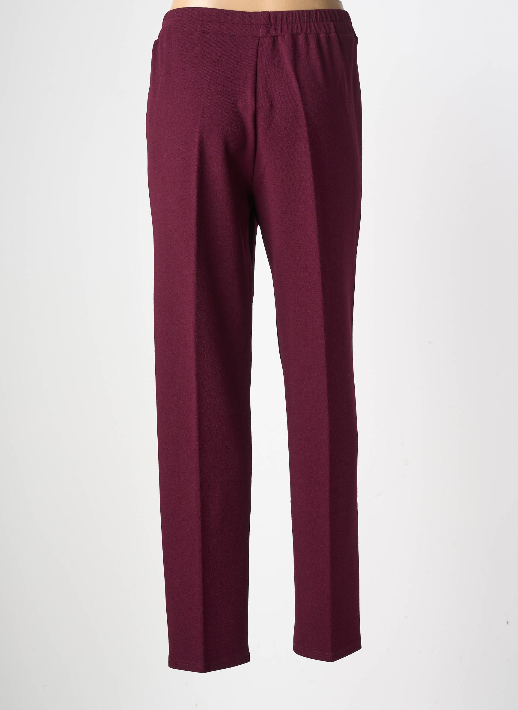 Pantalon slim talie elastică mărime normală violet GEVANA femeie