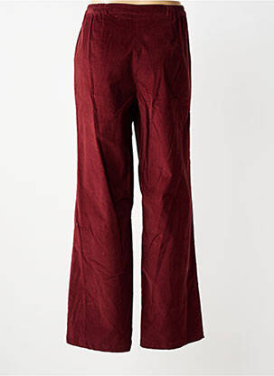 Pantalon drept elasticitate mărime normală roșu GEVANA femeie