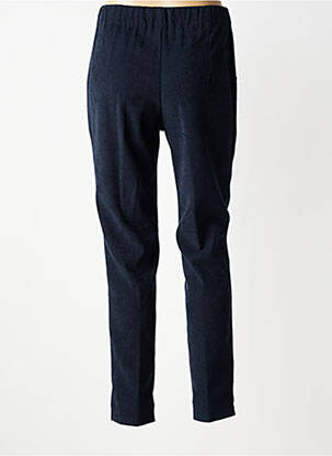Pantalon slim talie elastică mărime normală albastru GEVANA femeie