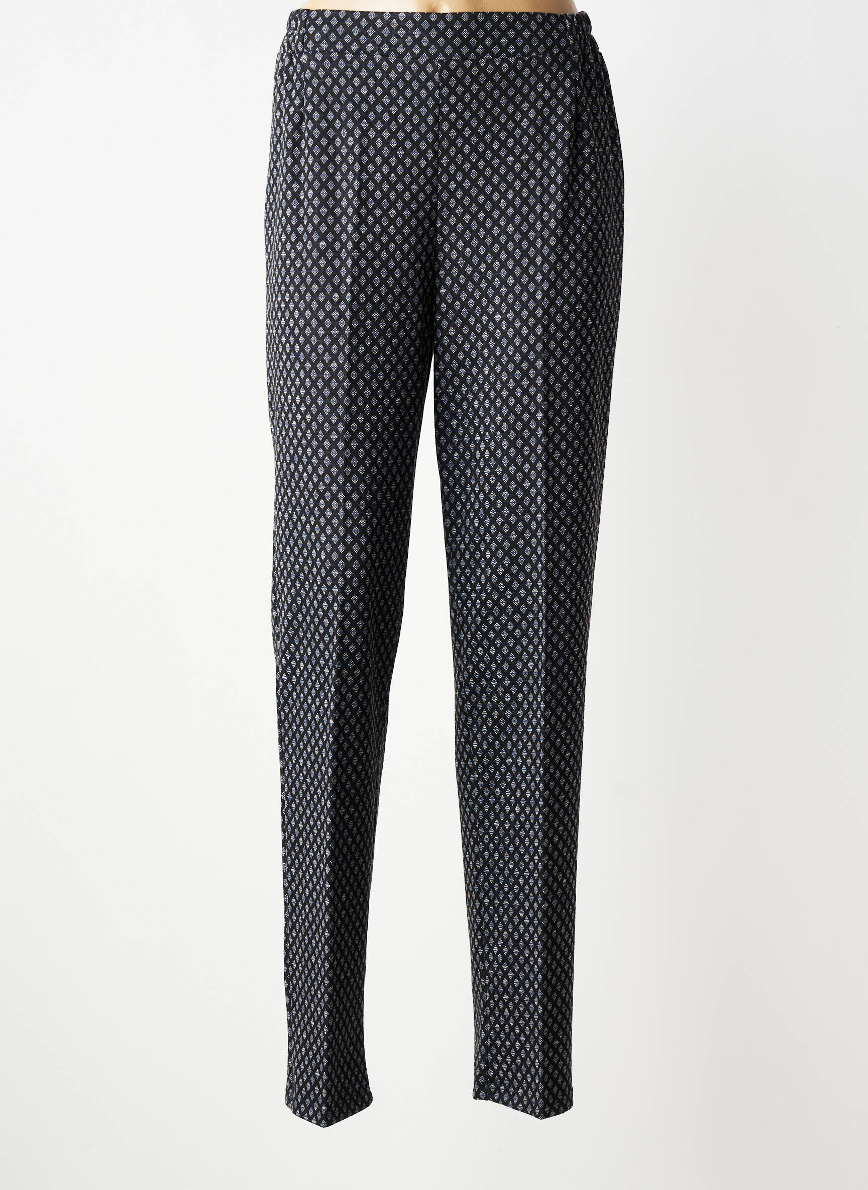 Pantalon drept elasticitate mărime normală albastru GEVANA femeie